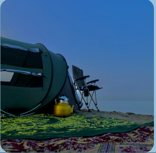 4 PERSON POP UP CAMPIMG TENT - GREEN