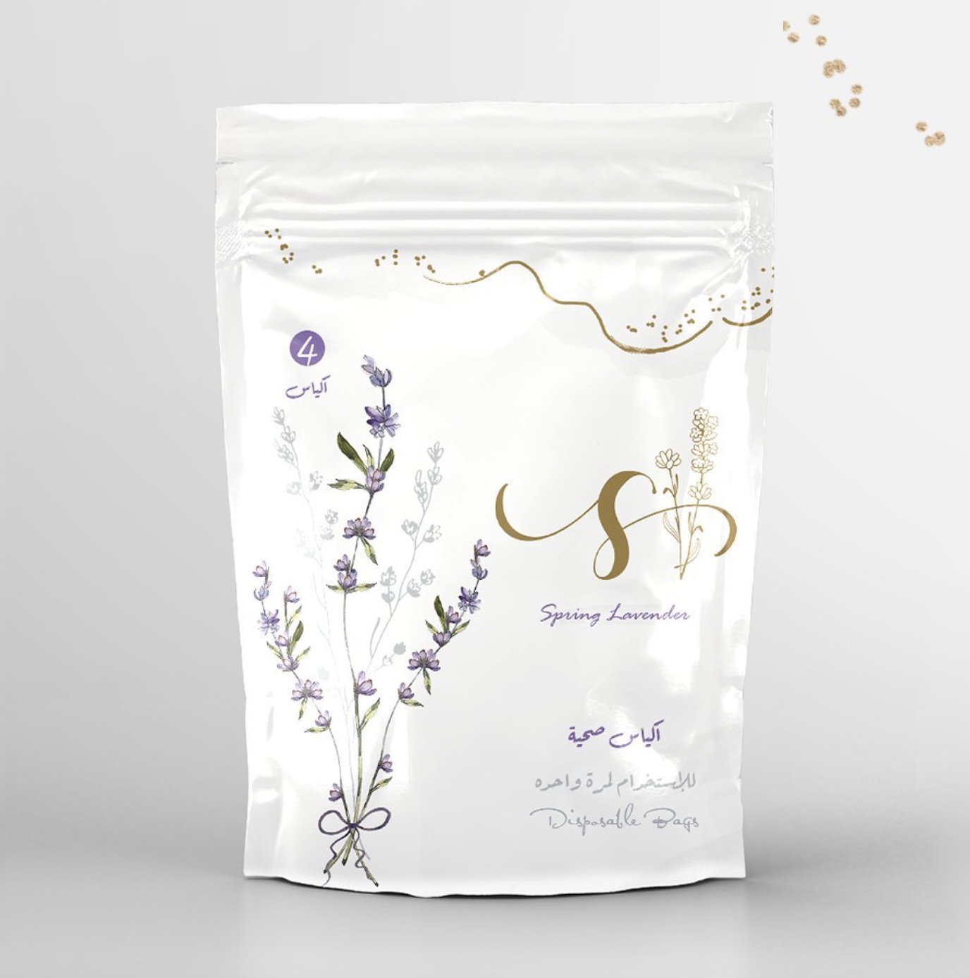 أكياس التبول المعقمة 4 قطع