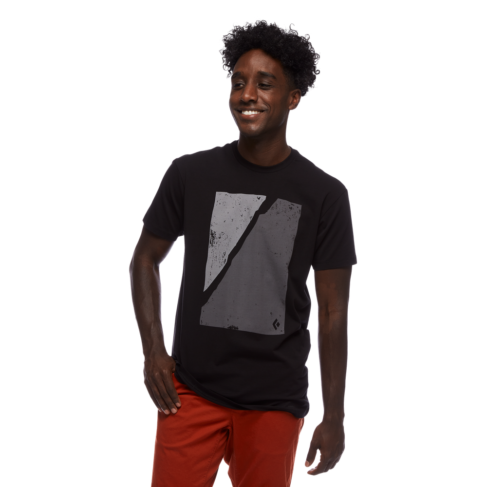 MEN'S BLOCK PRINT MOUNTAIN T-SHIRT