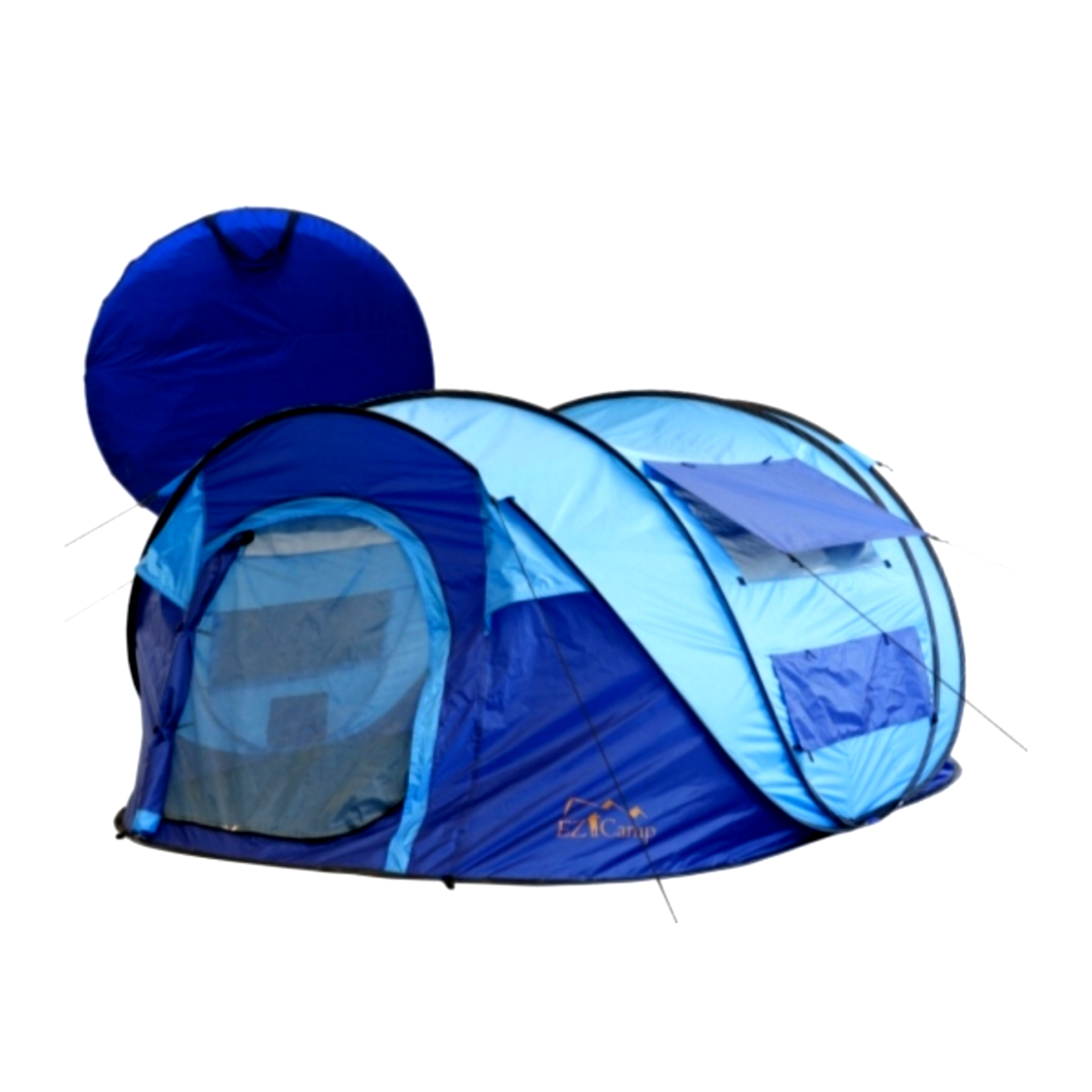 POP UP CAMPIMG TENT 4 PERSON BLUE