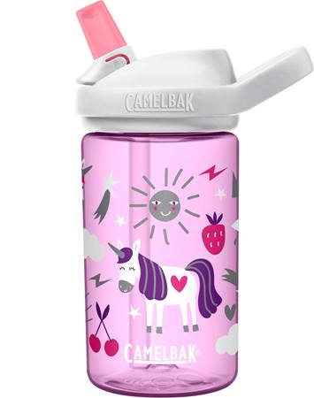 EDDY PLUS KIDS DRINK BOTTLE 400ML UNICORN PARTY