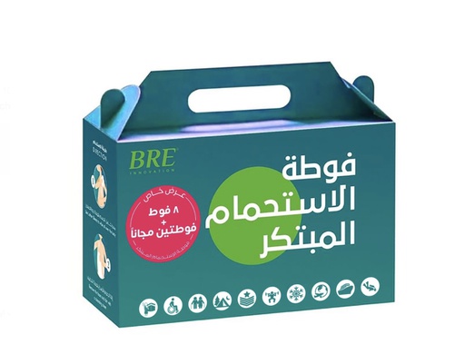 [23878600033] علبة فوط الاستحمام المبتكر (عبوة التوفير)